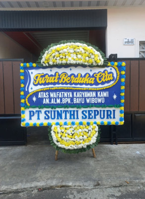 Papan Bunga Duka di Pulaupinang