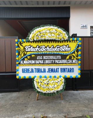 Papan Bunga Duka di Pulaupinang